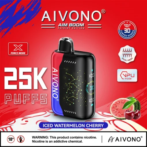 AIVONO AIM BOOM 25000 Züge Dual-Mesh-Digitalanzeige 0% 2% 3% 5% Niedriger Nikotin Großhandel Einweg-Dampfer mit Kindersicherung Aufladba Se convierte en:AIVONO AIM BOOM 25000 tiradas pantalla digital de doble malla 0% 2% 3% 5% Bajo contenido de nicotina mayorista vaporizador desechable con bloqueo infantil recargable