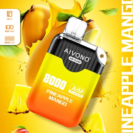 Acheter en gros AIVONO AIM CLEAR 8000 bouffées  0% 2% 5% nicotine, longue durée de vie de la batterie, cigarette électronique jetable rechargeable - Image 4