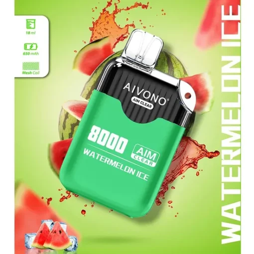 Acheter en gros AIVONO AIM CLEAR 8000 bouffées  0% 2% 5% nicotine, longue durée de vie de la batterie, cigarette électronique jetable rechargeable - Image 3
