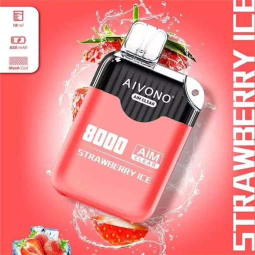 Acheter en gros AIVONO AIM CLEAR 8000 bouffées 0% 2% 5% nicotine, longue durée de vie de la batterie, cigarette électronique jetable rechargeable - Image 9