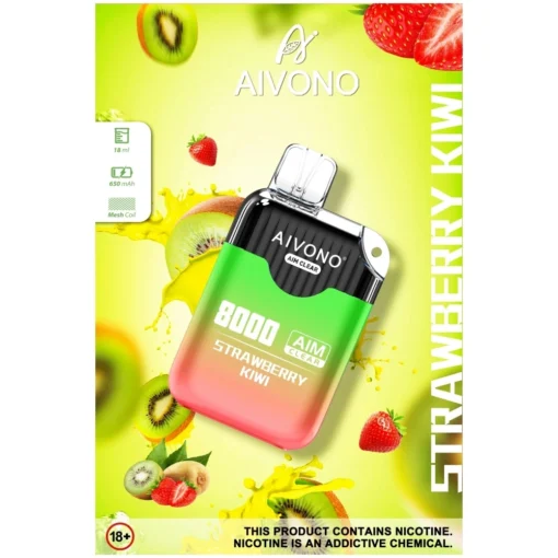 Acheter en gros AIVONO AIM CLEAR 8000 bouffées 0% 2% 5% Nicotine, Longue durée de vie de la batterie, E-cigarette jetable rechargeable - Image 8