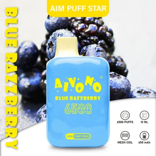 AIVONO AIM PUFFSTAR 6500 tirages Design élégant 0% 2% 5% Nicotine Rechargeable Grossiste E-cigarette jetable - Image 2