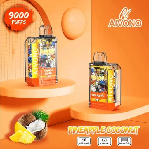 AIVONO AIM XXL 9000 Züge Tragbare, wiederaufladbare Einweg E-Zigarette mit 0%, 2%, 3% und 5% Nikotin – Stylisches Design für den Großhandel - immagine 5 diventa AIVONO AIM XXL 9000 tiri E-cigarette portatile ricaricabile usa e getta con 0%, 2%, 3% e 5% nicotina - Design elegante per la vendita all'ingrosso - immagine 5