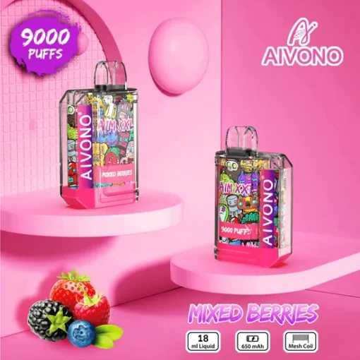 AIVONO AIM XXL 9000 Züge Tragbare, wiederaufladbare Einweg E-Zigarette mit 0%, 2%, 3% und 5% Nikotin – Stylisches Design für den Großhandel - immagine 3 diventa AIVONO AIM XXL 9000 tiri E-cigarette portatile ricaricabile usa e getta con 0%, 2%, 3% e 5% nicotina - Design elegante per la vendita all'ingrosso - immagine 3
