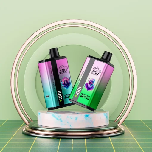 ANU Double Flavor 30000 Züge LED-Display Wiederaufladbare Einweg-E-Zigarette 0% 2% 5% Nikotin Großhandel Günstig Kaufen