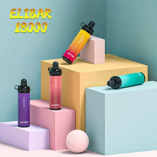ARYMI ELIBAR 18000 caladas Bajo contenido en nicotina de 0,5% - Comprar al por mayor Múltiples sabores Vape pens desechables recargables al por mayor
