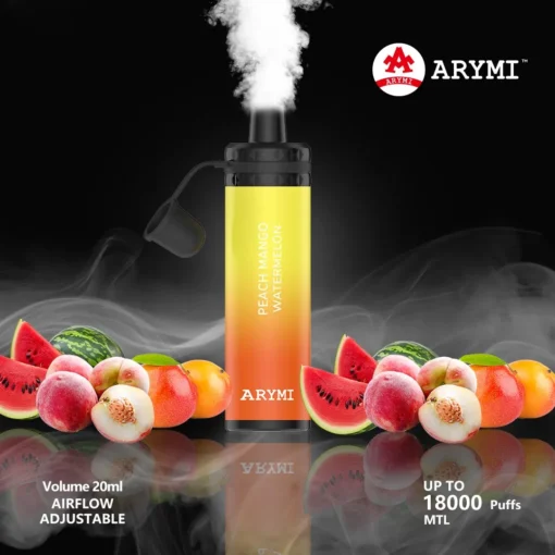 ARYMI ELIBAR 18000 tiradas Bajo contenido de nicotina de 0.5% - Compra al por mayor Varias sabores Vaporizador desechable recargable al por mayor - Imagen 3
