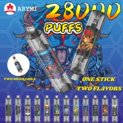 ARYMI IFun 28000 Puffs - Dual Mesh Dual Pod System, 5 % Nicotine, Wholesale & Rechargeable Disposable Vape Pens