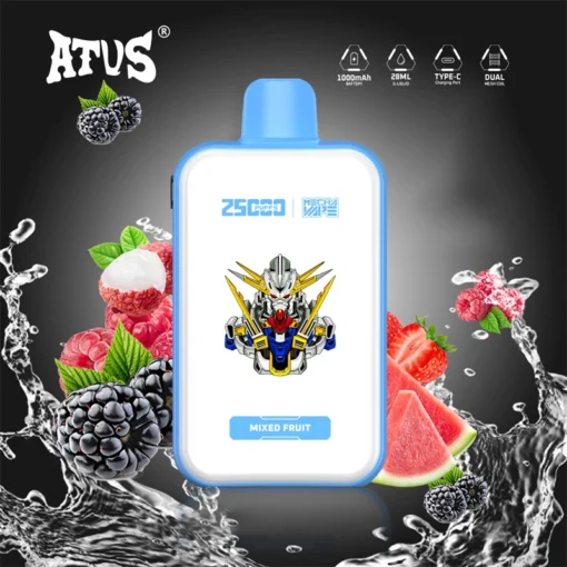 ATVS 25000 Züge Dual Mesh Wiederaufladbare Einweg-E-Zigarette mit 5% Nikotin – Großhandel für verschiedene Geschmacksrichtungen – Image 14 devient ATVS 25000 tirages Double Maille E-cigarette jetable rechargeable avec 5% Nicotine - Grossiste pour différentes saveurs - Image 14