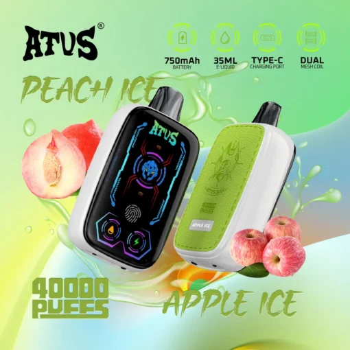 ATVS 40000 Puffs Dual Mesh Digital Screen 5% Low Nicotine Wholesale Disposable Vape with Eco-Friendly Design, Rechargeable Disposable Vape Pens - Image 2