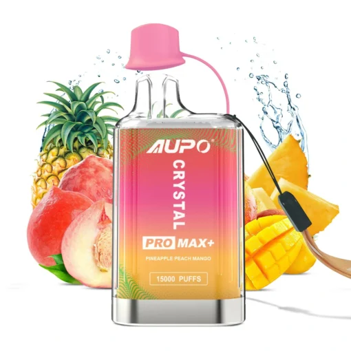 AUPO 15000 Züge PRO MAX Kristall Dual-Mesh 2% Niedriger Nikotin Großhandel Einweg-Dampfer mit wiederaufladbarer Batterie – Image 9 devient AUPO 15000 trajets PRO MAX Crystal Double Maille 2% Faible Nicotine Commerce de Gros Vapoteur jetable avec Batterie Rechargeable - Image 9