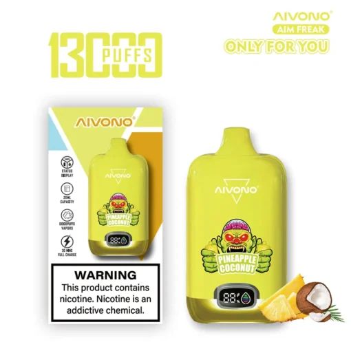 AIVONO AIM FREAK 13000 Züge – Einweg-Vape mit 0%, 2%, 3% und 5% Nikotin, Farbdisplay, wiederaufladbar, Großhandel für Einweg-Vapes - immagine 4 diventa AIVONO AIM FREAK 13000 tiri – Vape monouso con 0%, 2%, 3% e 5% nicotina, display a colori, ricaricabile, commercio all'ingrosso per vape monouso - immagine 4