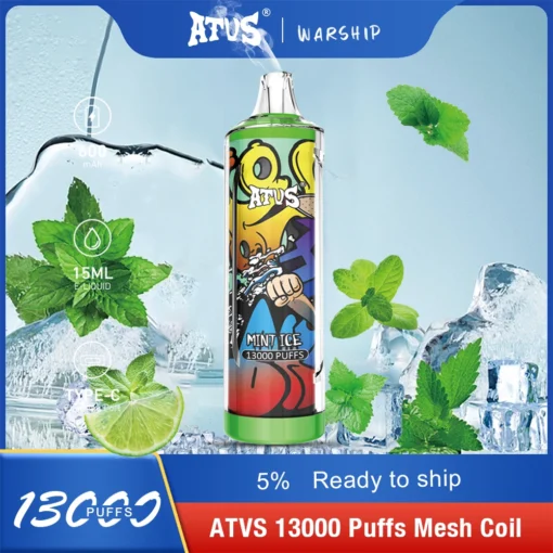 ATVS 13000 treinen Meerdere smaken 5% Lage nicotine Herlaadbare Wegwerp Vape Pen Groothandel - Afbeelding 11