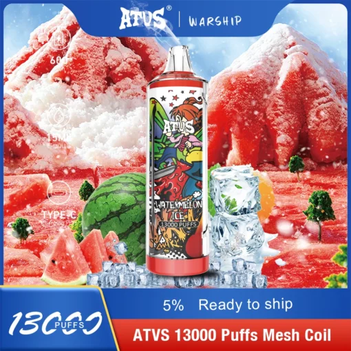 ATVS 13000 treinen Meerdere smaken 5% Lage nicotine Herlaadbare Wegwerp Vape Pen Groothandel - Afbeelding 5