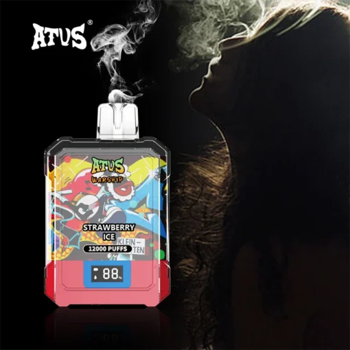 ATVS Warship 12000 Puffs Multiple Flavours 5% Nicotine Rechargeable Disposable E-Cigarette Wholesale Buy Cheap