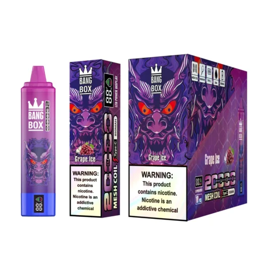 Bang Box 20000 Puffs Vape 0% 2% 3% 5% Nicotine Rechargeable Portable Wholesale Disposable E-Cigarette Buy
