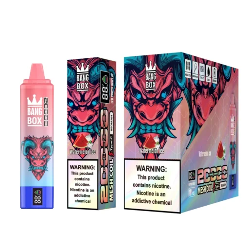 Bang Box 20000 Puffs Vape 0% 2% 3% 5% Nicotine Rechargeable Portable Wholesale Disposable E-Cigarette Buy