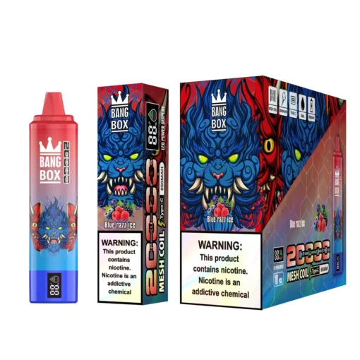Bang Box 20000 Puffs Vape 0% 2% 3% 5% Nicotine Rechargeable Portable Wholesale Disposable E-Cigarette Buy