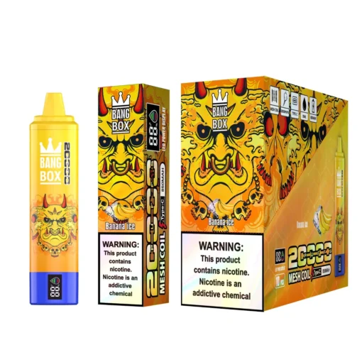 Bang Box 20000 Puffs Vape 0% 2% 3% 5% Nicotine Rechargeable Portable Wholesale Disposable E-Cigarette Buy