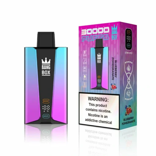Bang Box 30000 Züge Wiederaufladbare Einweg E-Zigarette mit Dual Mesh, Smart Display und 0%, 2%, 3%, 5% Nikotin – Großhandel für niedrige Nikotinstärken scatola Bang 30000 tiri sigaretta elettronica usa e getta ricaricabile con doppio mesh, display intelligente e 0%, 2%, 3%, 5% nicotina - commercio all'ingrosso per basse concentrazioni di nicotina