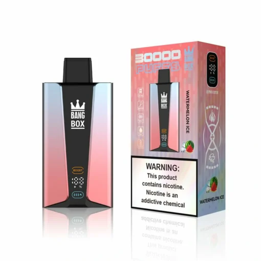 Bang Box 30000 Züge Wiederaufladbare Einweg E-Zigarette mit Dual Mesh, Smart Display und 0%, 2%, 3%, 5% Nikotin – Großhandel für niedrige Nikotinstärken scatola Bang 30000 tiri sigaretta elettronica usa e getta ricaricabile con doppio mesh, display intelligente e 0%, 2%, 3%, 5% nicotina - commercio all'ingrosso per basse concentrazioni di nicotina