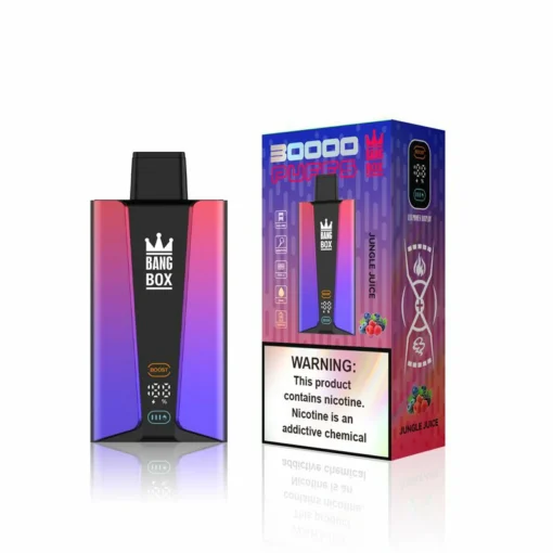 Bang Box 30000 Züge Wiederaufladbare Einweg E-Zigarette mit Dual Mesh, Smart Display und 0%, 2%, 3%, 5% Nikotin – Großhandel für niedrige Nikotinstärken scatola Bang 30000 tiri sigaretta elettronica usa e getta ricaricabile con doppio mesh, display intelligente e 0%, 2%, 3%, 5% nicotina - commercio all'ingrosso per basse concentrazioni di nicotina