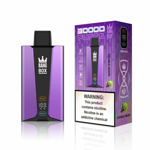 Bang Box 30000 Züge Wiederaufladbare Einweg E-Zigarette mit Dual Mesh, Smart Display und 0%, 2%, 3%, 5% Nikotin – Großhandel für niedrige Nikotinstärken scatola Bang 30000 tiri sigaretta elettronica usa e getta ricaricabile con doppio mesh, display intelligente e 0%, 2%, 3%, 5% nicotina - commercio all'ingrosso per basse concentrazioni di nicotina - immagine 2