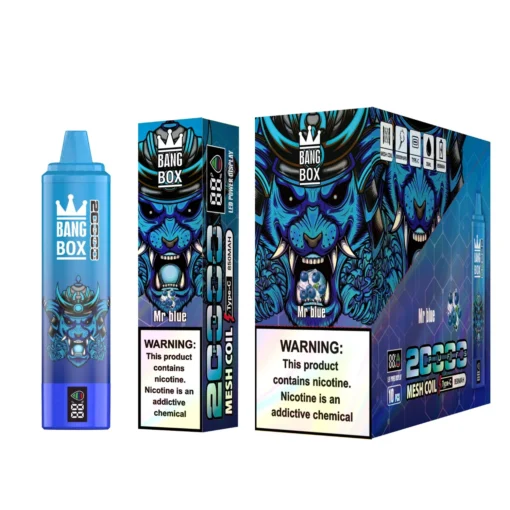 Bang Box 20000 Puffs Vape 0% 2% 3% 5% Nicotine Rechargeable Portable Wholesale Disposable E-Cigarette Buy