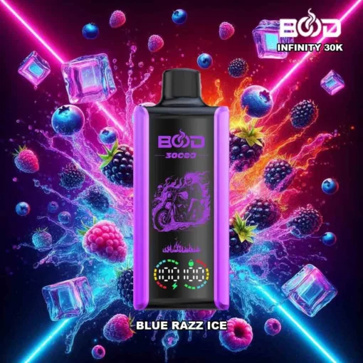 Bood Infinity 30000 Puffs: Digital Display, 0% 2% 5% Nicotine, Light & Portable, Rechargeable - Wholesale Disposable Vapes in Germany - Image 4