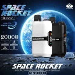 CLOUD NINE D33 20000 Züge Dual-Mesh Immersive Screen 5% Niedriger Nikotingehalt Großhandel Wiederaufladbare Einweg-E-Zigarette