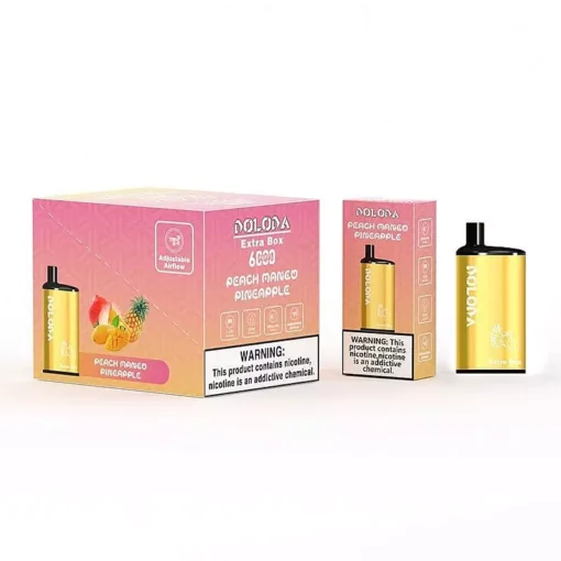 DOLODA Extra Box 6000 Züge 2% 5% Nicotina E-Cigarrillo Desechable Recargable con Flujo de Aire Ajustable Mayorista - Imagen 8