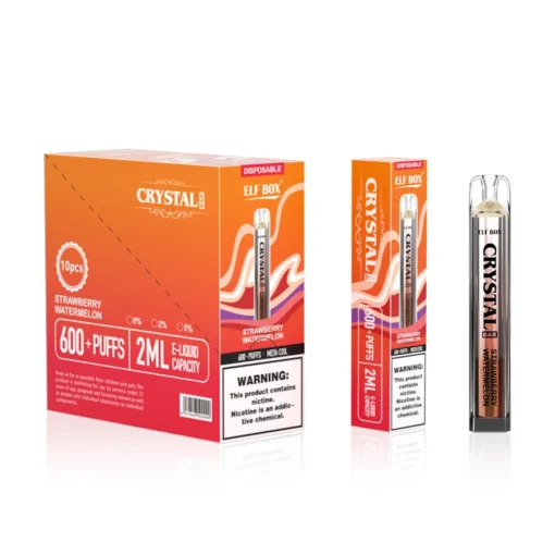 ELF BOX CRYSTAL BAR 600 treinen Stijlvol ontwerp, 0%, 2% en 5% lage nicotine - Groothandelsaanbod voor oplaadbare wegwerp vape-pennen - Afbeelding 10