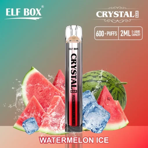ELF BOX CRYSTAL BAR 600 trekt Stilvol ontwerp, 0%, 2% en 5% lage nicotine - Groothandelsaanbod voor oplaadbare wegwerp vape-pennen - Afbeelding 2