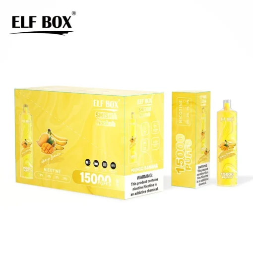 ELF BOX LS15000 Trains Shisha Hookah – 0%, 2%, 5% Nicotine – Rechargeable Disposable E-Cigarette with Large Capacity – Wholesale Offer