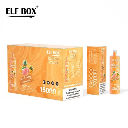 ELF BOX LS15000 Trains Shisha Hookah – 0%, 2%, 5% Nicotine – Rechargeable Disposable E-Cigarette with Large Capacity – Wholesale Offer