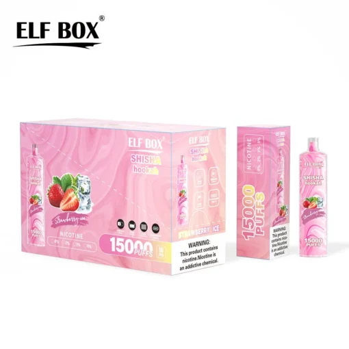 ELF BOX LS15000 Trains Shisha Hookah – 0%, 2%, 5% Nicotine – Rechargeable Disposable E-Cigarette with Large Capacity – Wholesale Offer