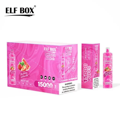ELF BOX LS15000 Trains Shisha Hookah – 0%, 2%, 5% Nicotine – Rechargeable Disposable E-Cigarette with Large Capacity – Wholesale Offer