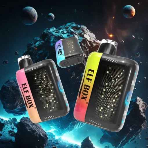ELF BOX PULSE X 25000 bouffées 0% 2% 3% 5% Faible teneur en nicotine Vaporisateur rechargeable jetable avec écran LED 3D Vente en gros Stylo vaporisateur portable