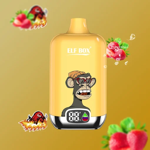 ELF Box Digital 12000 trekt LED-display 0% 2% 3% 5% Nicotine Lange batterijduur Wegwerp Vape Groothandel Bulk-aankoop - Afbeelding 5