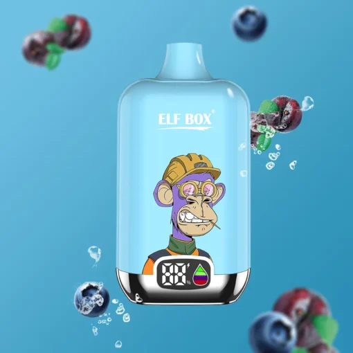 ELF Box Digital 12000 trekt LED-display 0% 2% 3% 5% Nicotine Lange batterijduur Wegwerp Vape Groothandel Bulk-aankoop - Afbeelding 4