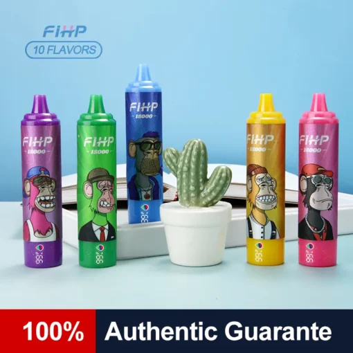 FIHP 15000 Züge LED-Display 2% 5% Niedrig-Nikotin Wiederaufladbare Einweg-E-Zigarette Großhandel - Imagen 7 becomes FIHP 15000 Zugs LED Display 2% 5% Low Nicotine Recargable E-Cigarrillo Desechable Mayorista - Imagen 7