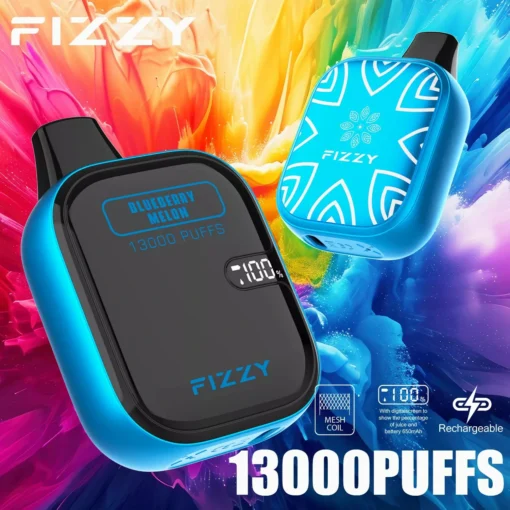 Fizzy Boom 13000 Züge 2%/5% Basso contenuto di nicotina Schermo LCD Commercio all'ingrosso Sigaretta elettronica usa e getta ricaricabile portatile - Magazzino europeo - immagine 7