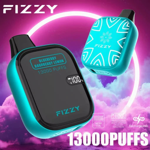 Fizzy Boom 13000 Züge 2%/5% Basso contenuto di nicotina Schermo LCD Commercio all'ingrosso Sigaretta elettronica usa e getta ricaricabile portatile - Magazzino europeo - immagine 6