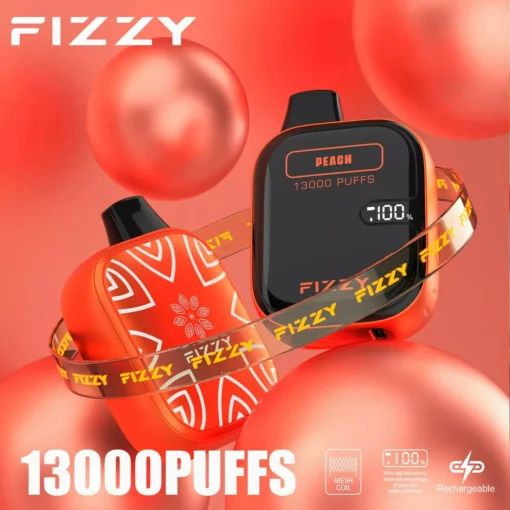 Fizzy Boom 13000 Züge 2%/5% Basso contenuto di nicotina Schermo LCD Commercio all'ingrosso Sigaretta elettronica usa e getta ricaricabile portatile - Magazzino europeo - immagine 12