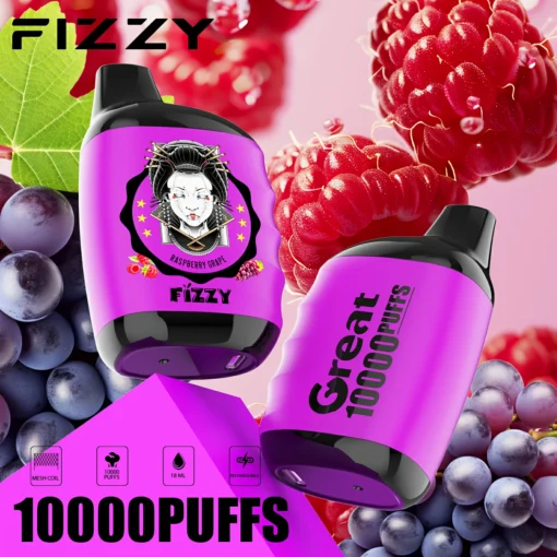 Fizzy Great 10000 Züge Kompakt und Tragbar 5% Niedriger Nikotingehalt Großhandel Wiederaufladbare Einweg-E-Zigarette - Europäisches Lager - immagine 11 becomes Fizzy Great 10000 Tiri Compatto e Portatile 5% Basso Contenuto di Nicotina Commercio All'ingrosso Sigaretta Elettronica Monouso Ricaricabile - Deposito Europeo - immagine 11