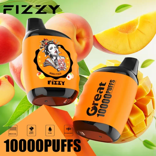 Fizzy Great 10000 Züge Kompakt und Tragbar 5% Niedriger Nikotingehalt Großhandel Wiederaufladbare Einweg-E-Zigarette - Europäisches Lager - immagine 7 diventa Fizzy Great 10000 tirate Compatto e Portatile 5% Basso contenuto di nicotina Commercio all'ingrosso Sigaretta elettronica usa e getta ricaricabile - Deposito europeo - immagine 7