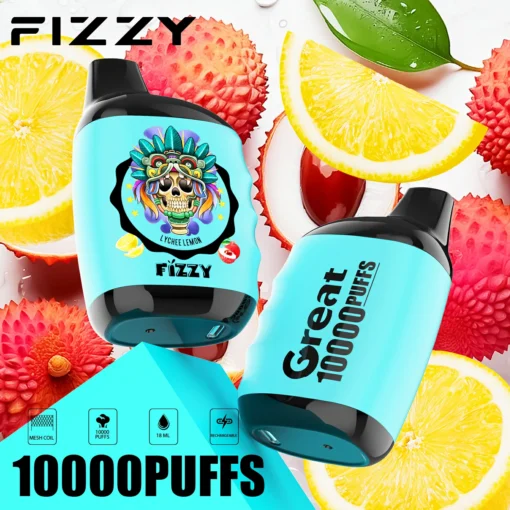 Fizzy Great 10000 Züge Kompakt und Tragbar 5% Niedriger Nikotingehalt Großhandel Wiederaufladbare Einweg-E-Zigarette - Europäisches Lager - immagine 6 diventa Fizzy Great 10000 tirate Compatto e Portatile 5% Basso contenuto di nicotina Commercio all'ingrosso Sigaretta elettronica usa e getta ricaricabile - Deposito europeo - immagine 6