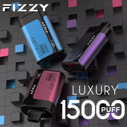 Fizzy Luxury 15000 trekkingen herlaadbare wegwerp e-sigaret van metaal met LCD-scherm - 2% & 5% nicotine, groothandel, Europees magazijn - Afbeelding 19