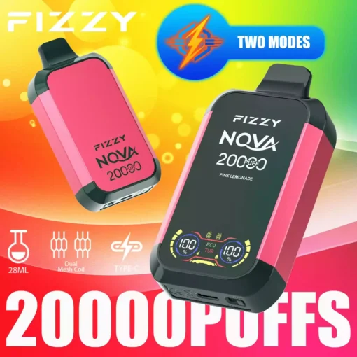 Fizzy Nova 20000 Züge Dual Mesh LCD-Bildschirm 2% & 5% Nikotin - Großhandel für wiederaufladbare Einweg-E-Zigaretten - Lagerbestand in Europa - immagine 9 diventa Fizzy Nova 20000 tiri Doppia Mesh Schermo LCD 2% e 5% Nicotina - Grossista di sigarette elettroniche monouso ricaricabili - Magazzino in Europa - immagine 9