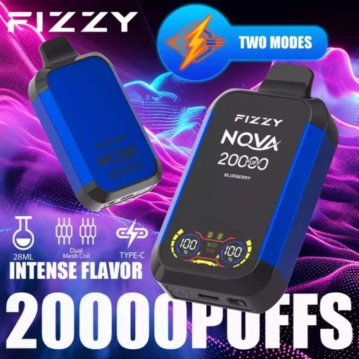 Fizzy Nova 20000 Züge Dual Mesh LCD-Bildschirm 2% & 5% Nikotin - Großhandel für wiederaufladbare Einweg-E-Zigaretten - Lagerbestand in Europa - immagine 12 diventa Fizzy Nova 20000 tiri Doppia Mesh Schermo LCD 2% e 5% Nicotina - Grossista di sigarette elettroniche monouso ricaricabili - Magazzino in Europa - immagine 12